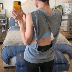 Trouve twisted back jersey shirt